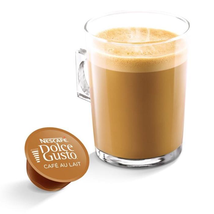 Cápsula c/café aut lait Nescafé Dolce Gusto -Por cápsula.